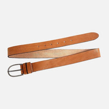 Load image into Gallery viewer, Amsterdam Heritage- Leather Belt Silver Buckle S