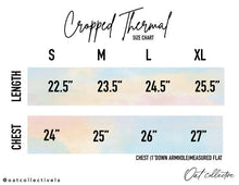 Load image into Gallery viewer, OAT COLLECTIVE - PREMIUM BASIC Cropped Thermal Vintage Pullover: WASHED CRANBERRY / S