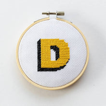 Load image into Gallery viewer, Cotton Clara Craft Kits & Supplies - Monogram Alphabet Cross Stitch Kit