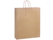 Load image into Gallery viewer, Nashville Wraps - Brown Kraft Paper Retail Shopping Bags: 100 Pack / Rose 5.5x3.25x8.375"
