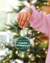 Load image into Gallery viewer, Furbish Studio - Needlepoint Ornament - Friendship Bracelet