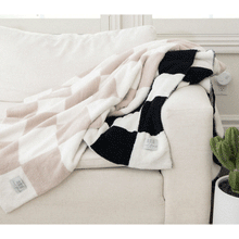Load image into Gallery viewer, Local Beach - Checker Luxe Home Blanket