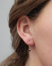 Load image into Gallery viewer, Turquoise pushpin earrings