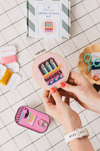 Load image into Gallery viewer, Cotton Clara - Sardines Cross Stitch Kit