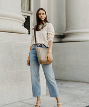 Load image into Gallery viewer, AALLYN - Jordan Bucket Bag - Tobacco/Silver