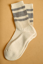 Load image into Gallery viewer, MIOU MUSE - RETRO STRIPE CREW SOCKS