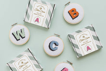 Load image into Gallery viewer, Cotton Clara Craft Kits & Supplies - Monogram Alphabet Cross Stitch Kit