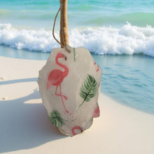 Load image into Gallery viewer, Flamingo Oyster Ornament