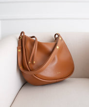 Load image into Gallery viewer, AALLYN - Marley Hobo - Leather: Biscotti