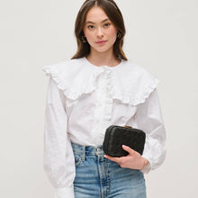Load image into Gallery viewer, Urban Expressions - Addie Woven Straw Clutch: Ivory