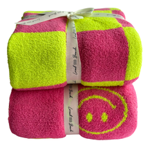 Load image into Gallery viewer, Local Beach - Checker Luxe Home Blanket