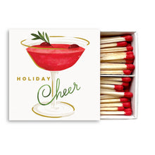 Load image into Gallery viewer, Abigail Jayne Design - Cheers Holiday Cocktail Matches | Holiday Candle Decor