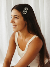 Load image into Gallery viewer, NAT + NOOR - Flora Hair Clips- Black + White