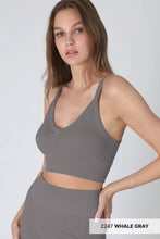 Load image into Gallery viewer, NIKIBIKI - NS8120 - Ribbed V-Neck Bra Top: 2256 Pearl Blush