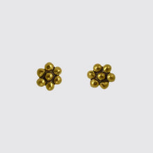 Load image into Gallery viewer, Jane Diaz NY - Tiny Granulated Flower Stud Earrings: Sterling Silver