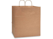 Load image into Gallery viewer, Nashville Wraps - Brown Kraft Paper Retail Shopping Bags: 100 Pack / Rose 5.5x3.25x8.375"