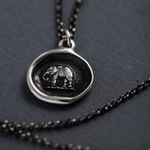 Load image into Gallery viewer, Plum and Posey - Elephant Wax Seal Necklace