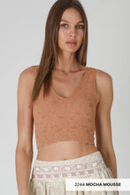 Load image into Gallery viewer, NIKIBIKI - Lace V Neck Tank Top ALL COLORS