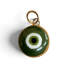 Load image into Gallery viewer, Shá Parlé - Evil Eye Charm: Blue / Gold Luster