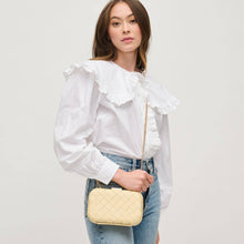 Load image into Gallery viewer, Urban Expressions - Addie Woven Straw Clutch: Ivory