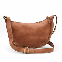 Load image into Gallery viewer, Bolsa Nova Handbags - Hug Leather Hobo - Cognac