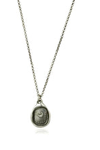 Load image into Gallery viewer, Plum and Posey - Moon Wax Seal Necklace