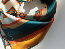 Load image into Gallery viewer, Lost Pattern Silk Bandana - Kiwi