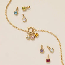 Load image into Gallery viewer, Made By Mary - Rolo Charm Necklace With Link Lock