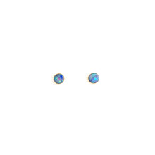 Load image into Gallery viewer, CLP Jewelry - Tiny Stone Stud Earrings: Opal
