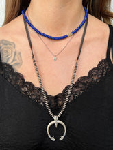 Load image into Gallery viewer, CLP Jewelry - Silver Skull with 14k Gold Eyes Necklace