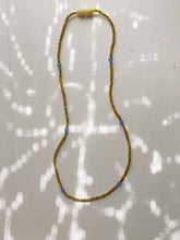 Load image into Gallery viewer, recycled lovers - 032 - Bead and Glass Necklace: Length - 15"