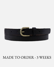 Load image into Gallery viewer, Amsterdam Heritage- Soft Skinny Leather Belt: Camel- XS/S