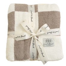 Load image into Gallery viewer, Local Beach - Checker Luxe Home Blanket