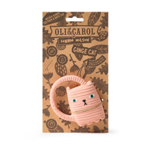 Load image into Gallery viewer, Oli & Carol - Ginge Cat - Natural Rubber Baby Teether