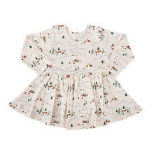 Load image into Gallery viewer, Finn + Emma - Long sleeve twirl dress- into the woods