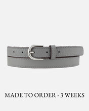 Load image into Gallery viewer, Amsterdam Heritage- Soft Skinny Leather Belt: Camel- XS/S