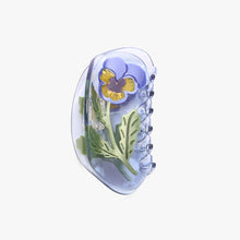 Load image into Gallery viewer, WINONA IRENE - Viola Violet Pansy Flower Purple Acetate Hair Claw Clip