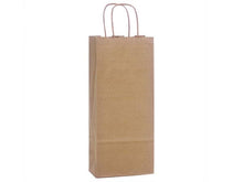 Load image into Gallery viewer, Nashville Wraps - Brown Kraft Paper Retail Shopping Bags: 100 Pack / Rose 5.5x3.25x8.375"