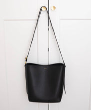 Load image into Gallery viewer, AALLYN - Jolina Bucket Tote - Leather: Wood Berry/Silver
