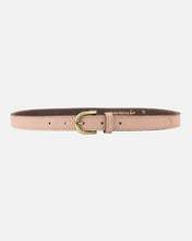 Load image into Gallery viewer, Amsterdam Heritage- Soft Skinny Leather Belt: Camel- XS