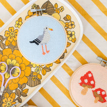 Load image into Gallery viewer, Cotton Clara - Seagull Cross Stitch Kit