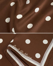 Load image into Gallery viewer, Lost Pattern Silk Scarf - Retro Polka