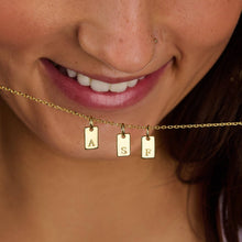 Load image into Gallery viewer, Little Sky Stone - Small Initial Letter Tag
