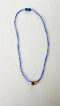 Load image into Gallery viewer, recycled lovers - 013 - Glass Pendant Necklace - Amber Glass: Length - 15"
