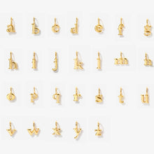 Load image into Gallery viewer, Little Sky Stone - Uppercase Initial Charms -Gold