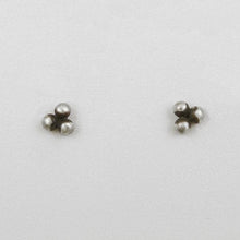 Load image into Gallery viewer, Jane Diaz NY - Granulated Triangle Stud: Sterling Silver