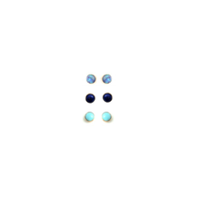 Load image into Gallery viewer, CLP Jewelry - Tiny Stone Stud Earrings: Opal