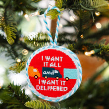 Load image into Gallery viewer, Furbish Studio - Needlepoint Ornament - Delivered