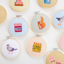 Load image into Gallery viewer, Cotton Clara - Aperol Cocktail Beginner Cross Stitch Kit