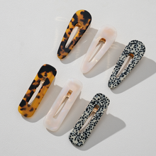 Load image into Gallery viewer, Adorro - Printed Barrette Hair Clips
